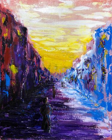 Print of Abstract Expressionism Cities Paintings by Alain Daoud