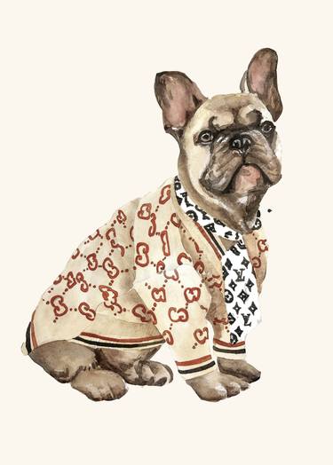Super trendy French Bulldog - Limited Edition of 15 thumb