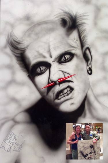 Keith Flint - Prodigy - personally Autographed by him thumb