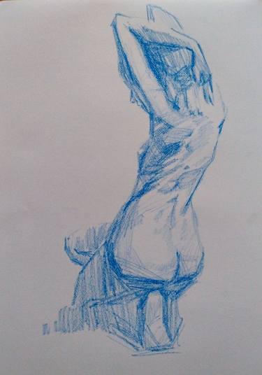 Original Nude Drawings by Jhonas Vieira