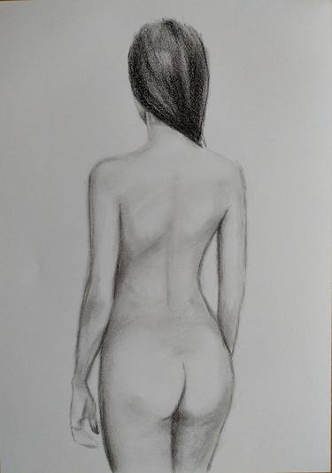 Original Nude Drawings by Jhonas Vieira