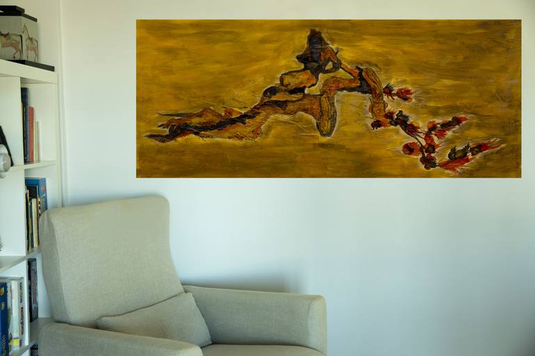 Original Fine Art Floral Painting by Nogueira de Barros