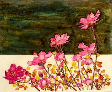 Print of Abstract Floral Paintings by Nogueira de Barros
