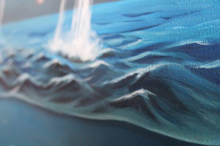 Original Conceptual Water Painting by Katerina Pathak