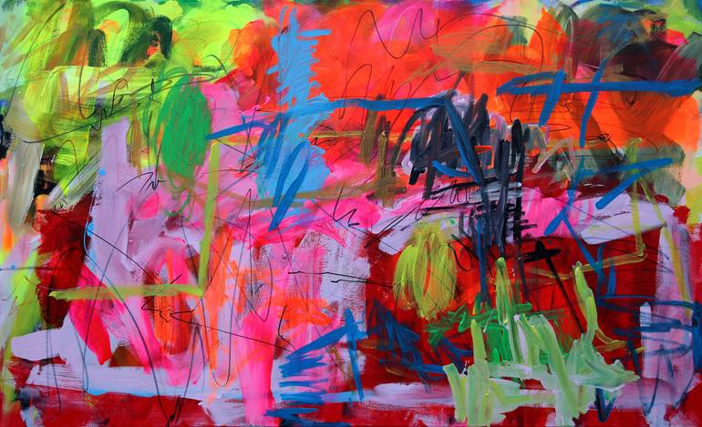 Original Abstract Painting by Dragomir Misina | Abstract Art on Canvas | You Don't Know What Love Is