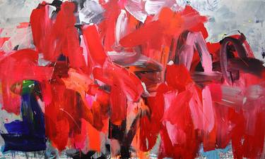 Original Abstract Expressionism Abstract Paintings by Dragomir Misina