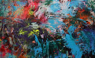Original Abstract Expressionism Abstract Paintings by Dragomir Misina