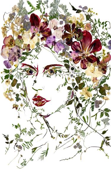 Print of Portrait Collage by Anastasia Kovaleva