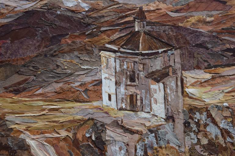 Original Realism Landscape Collage by Anastasia Kovaleva