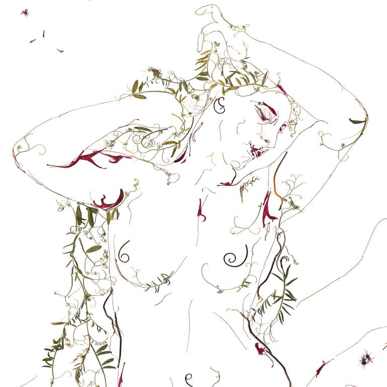Original Nude Collage by Anastasia Kovaleva