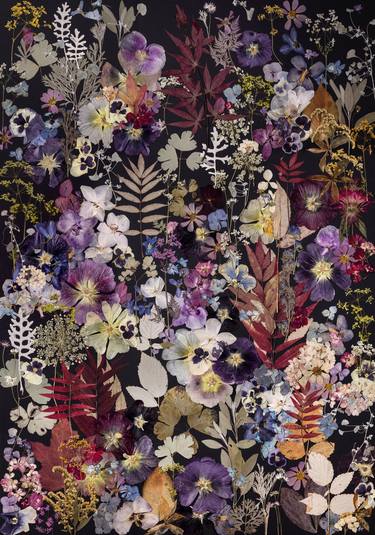 Print of Art Deco Botanic Collage by Anastasia Kovaleva