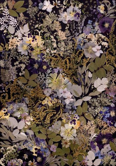 Print of Botanic Collage by Anastasia Kovaleva
