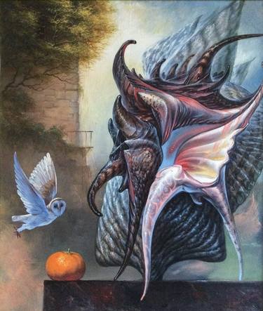 Original Realism Classical Mythology Painting by Guennadi Kalinitchenko