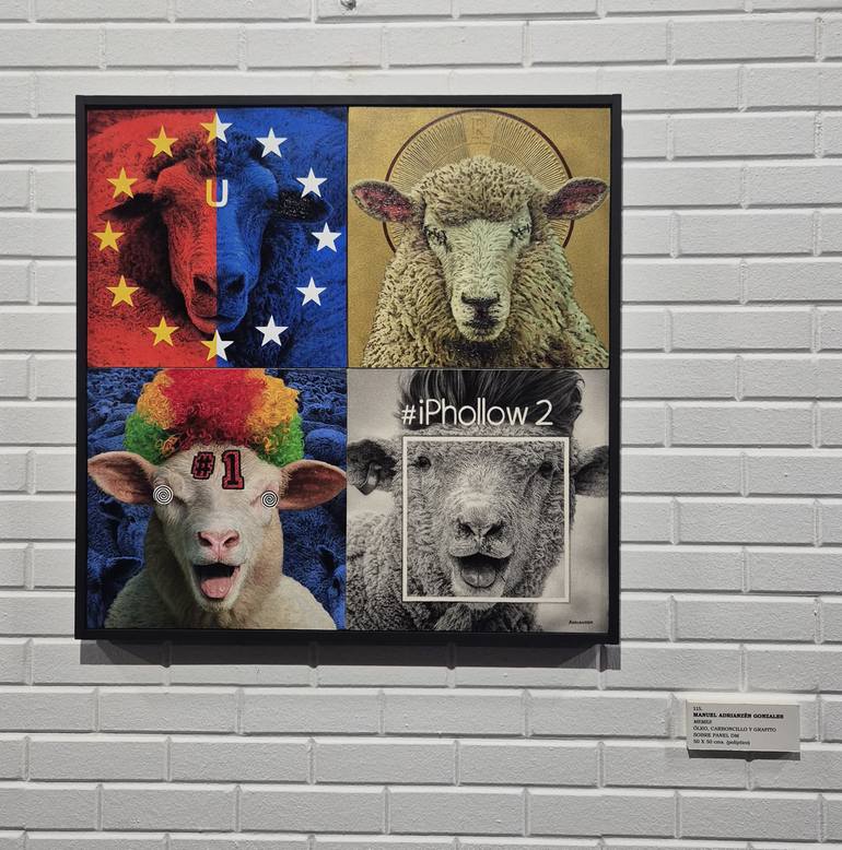 Original Figurative Animal Painting by Manuel Adrianzen