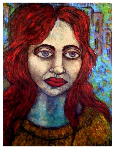 Print of Women Paintings by Ana Marinovic