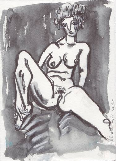 Saatchi Art Artist Linda Randazzo Prints; Paintings, “naked woman” #art