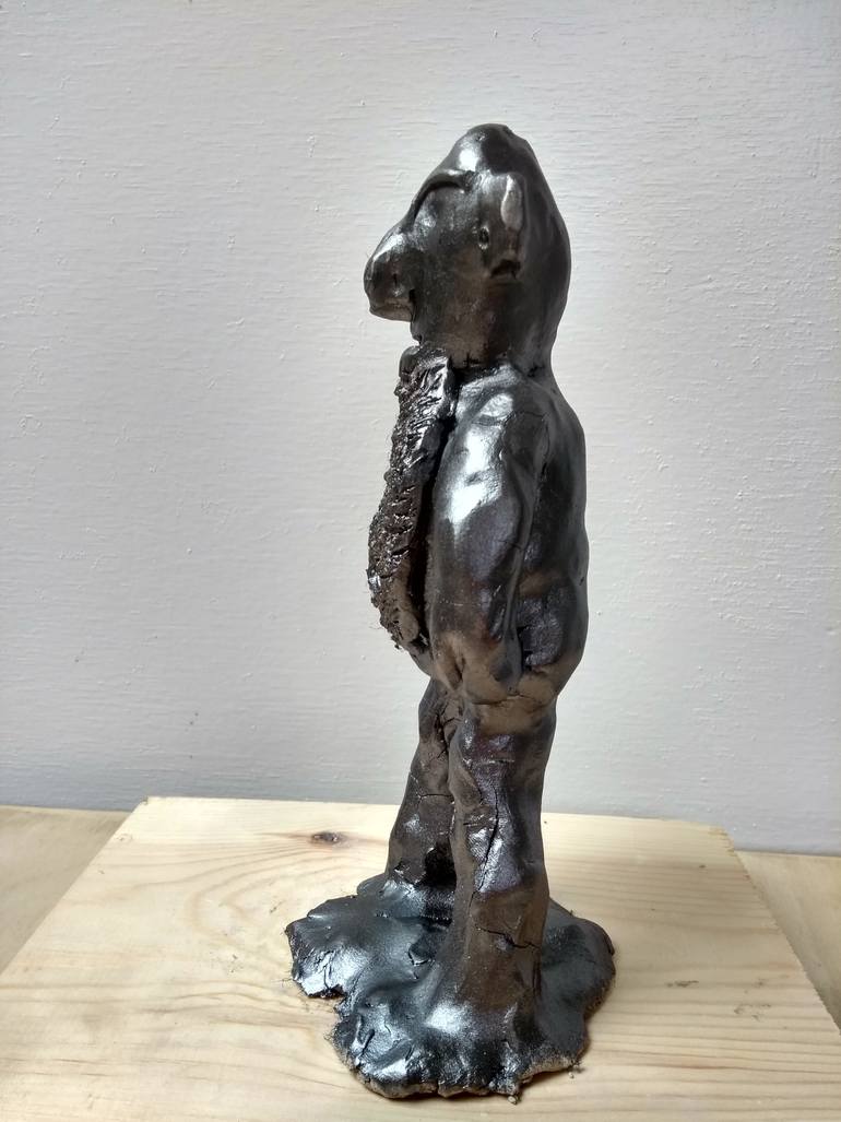 Original Conceptual Politics Sculpture by Moronic  Jizz Rag