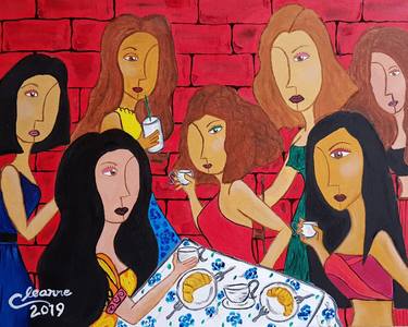 Print of Women Paintings by Cleanne Marie Nañola