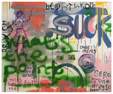 Print of Abstract Graffiti Paintings by Elliott Luke Highmore