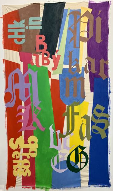 Print of Abstract Typography Paintings by Elliott Luke Highmore
