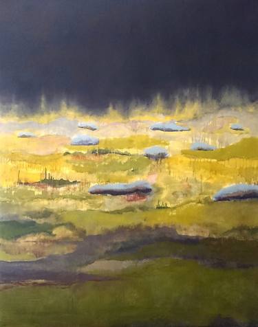 Original Abstract Landscape Paintings by Agnes Eve