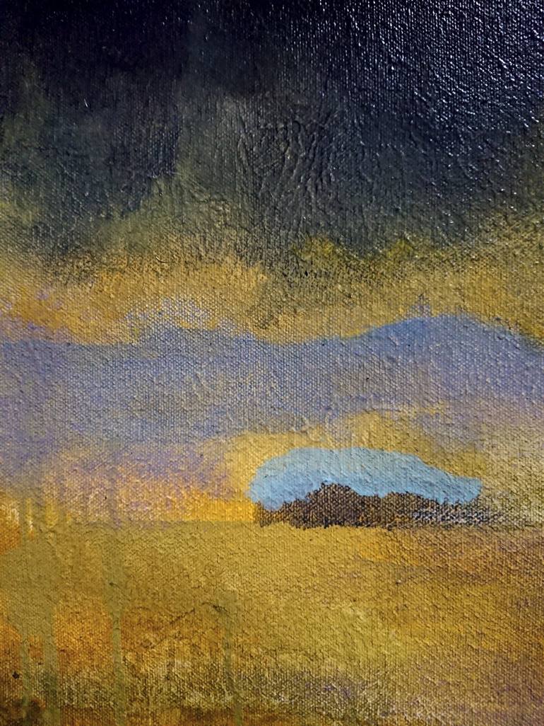 Original Abstract Landscape Painting by Agnes Eve