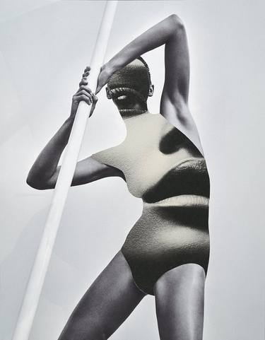 Original Conceptual Nude Collage by Natalie Obermaier