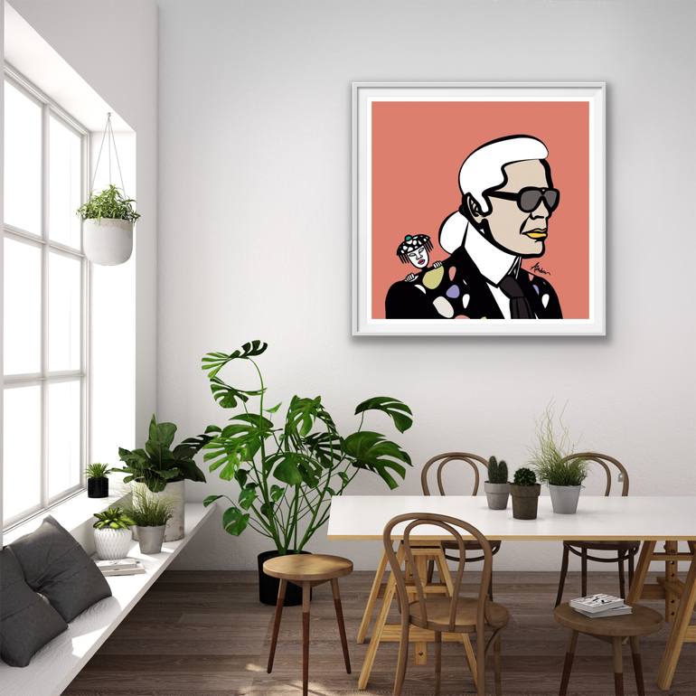 Original Illustration Pop Culture/Celebrity Printmaking by Amber Rose Olivier
