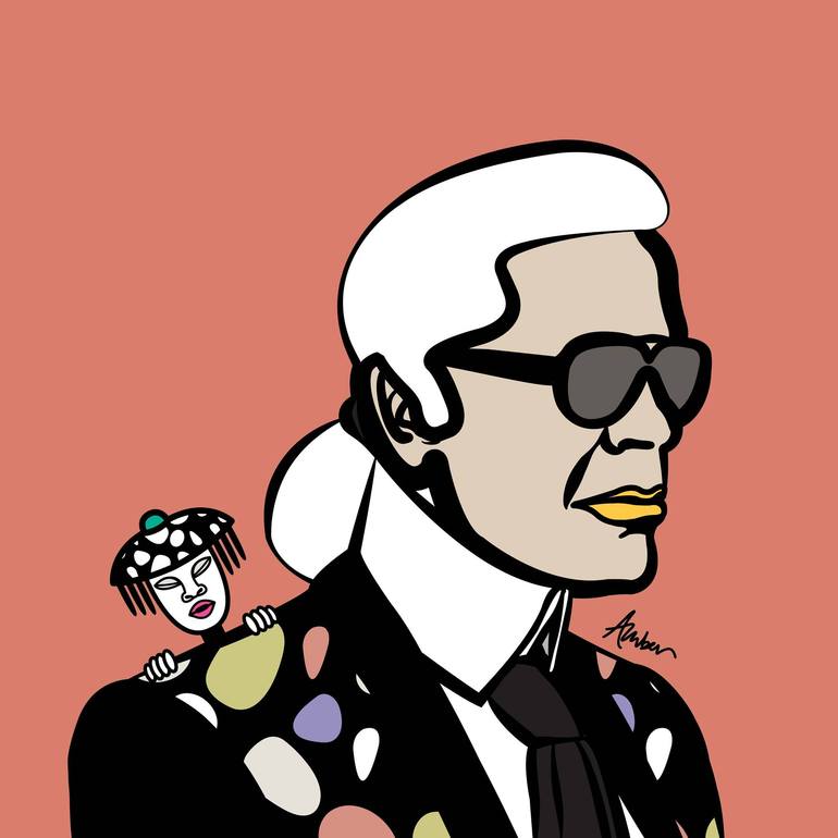 Original Illustration Pop Culture/Celebrity Printmaking by Amber Rose Olivier