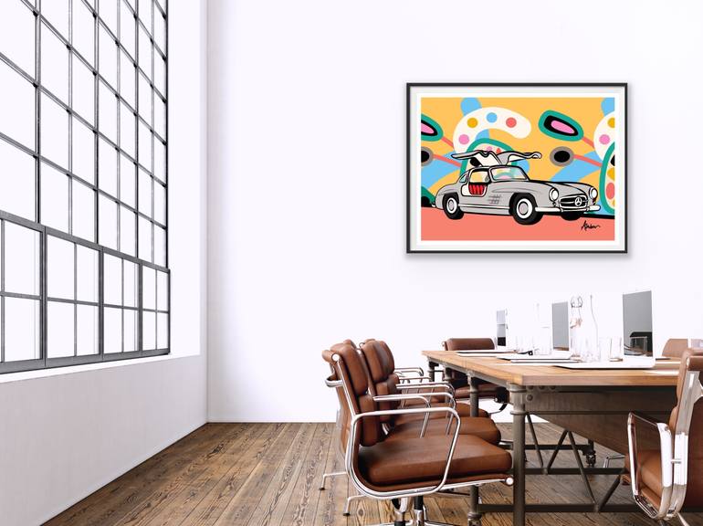 Original Art Deco Transportation Printmaking by Amber Rose Olivier