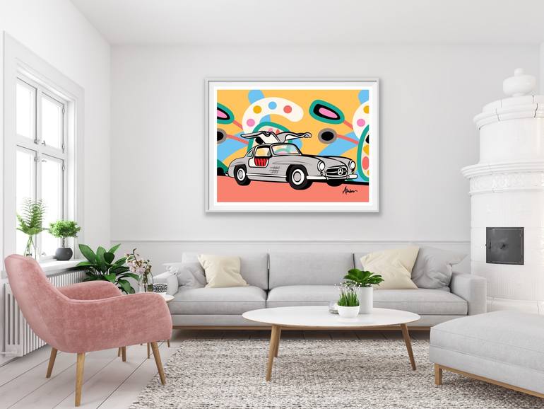 Original Art Deco Transportation Printmaking by Amber Rose Olivier