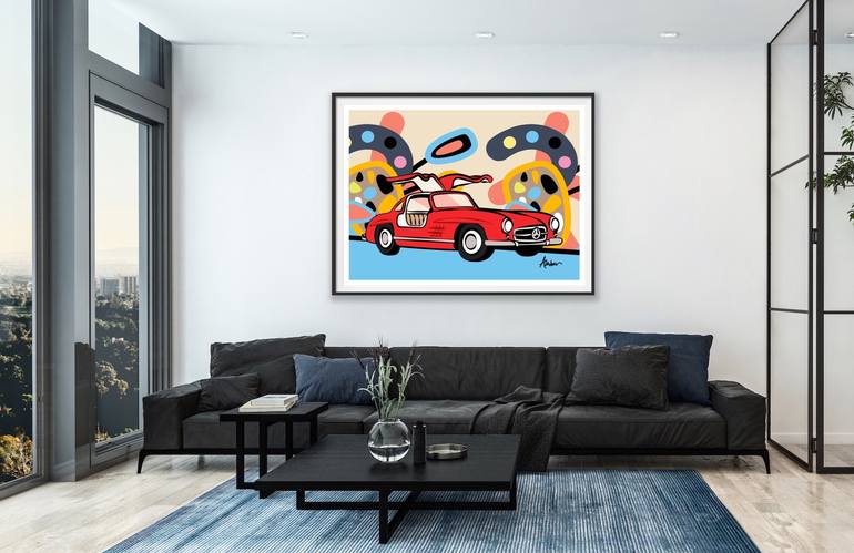 Original Art Deco Transportation Printmaking by Amber Rose Olivier