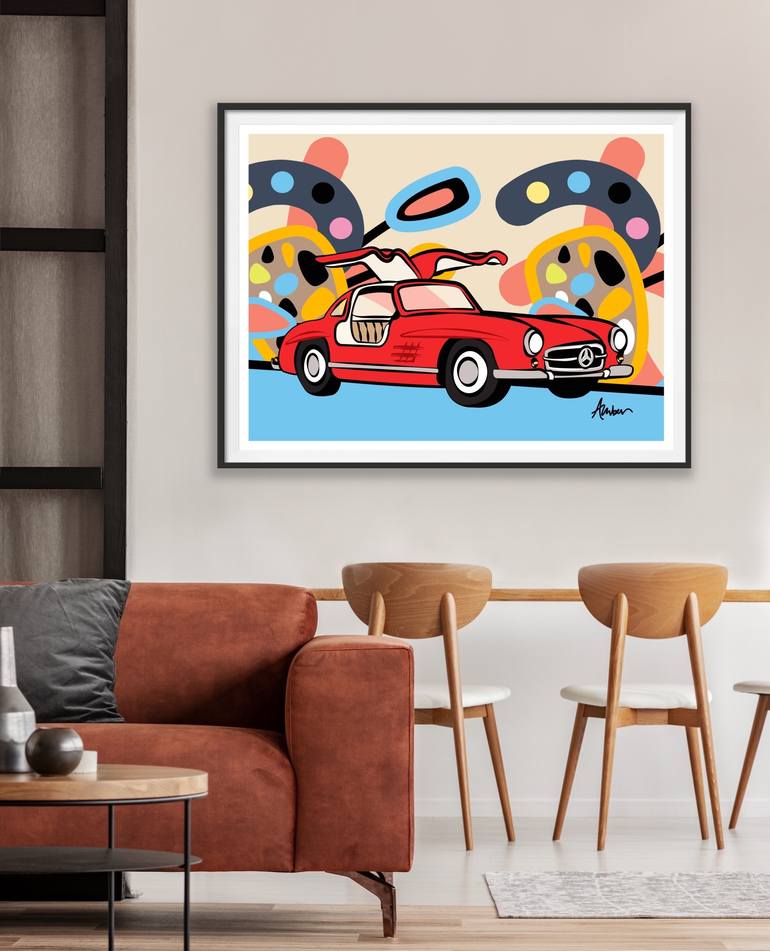 Original Art Deco Transportation Printmaking by Amber Rose Olivier