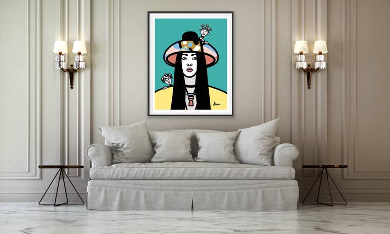 Original Illustration Pop Culture/Celebrity Printmaking by Amber Rose Olivier