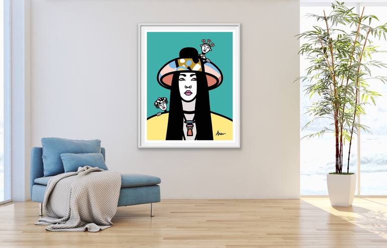 Original Illustration Pop Culture/Celebrity Printmaking by Amber Rose Olivier