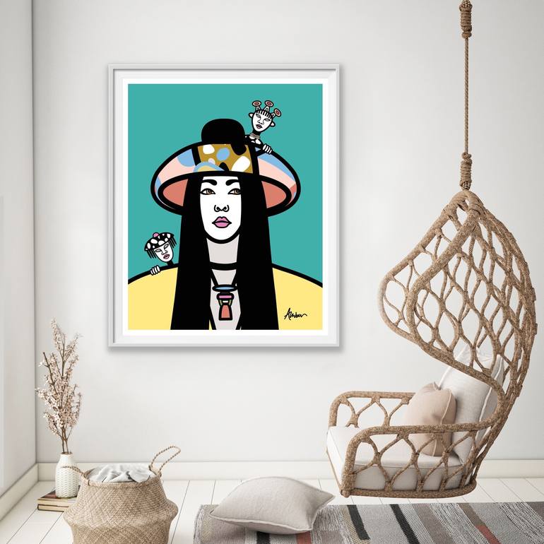 Original Illustration Pop Culture/Celebrity Printmaking by Amber Rose Olivier