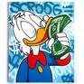 Scrooge with money Painting by Nenikas Art | Saatchi Art