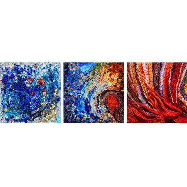 Movement. Triptych. 3d mosaic thumb