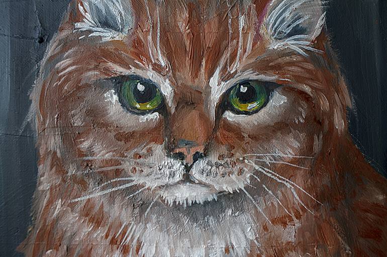 Original Fine Art Animal Painting by vlada eevlada