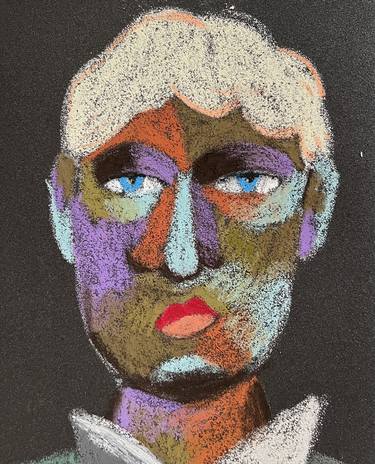Original Contemporary People Drawings by Maria Ansh