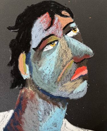 Original Contemporary People Drawing by Maria Ansh