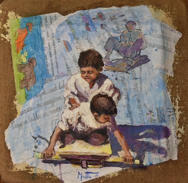 Print of Kids Paintings by Gianni Mattu
