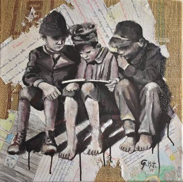 Print of Figurative Kids Paintings by Gianni Mattu