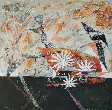 Original Modern Abstract Paintings by Louise Brook
