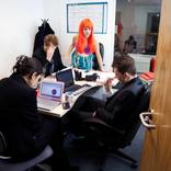 Ariel Conducts a Business Meeting by Sarah Maple