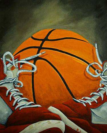 Original Sports Paintings by Herschel fall