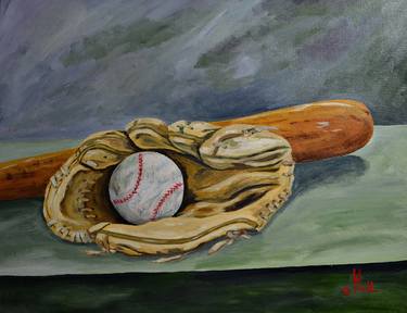 Print of Realism Sports Paintings by Herschel fall