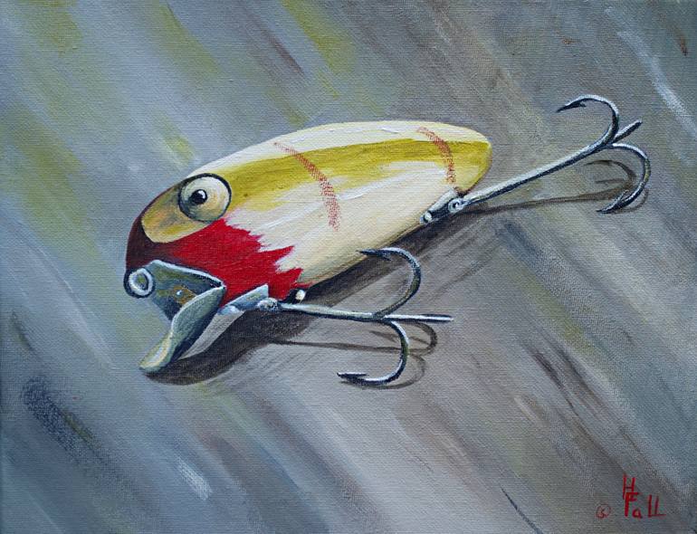 Daily Doodle: Fishing Lure Live Painting - THAT ART TEACHER