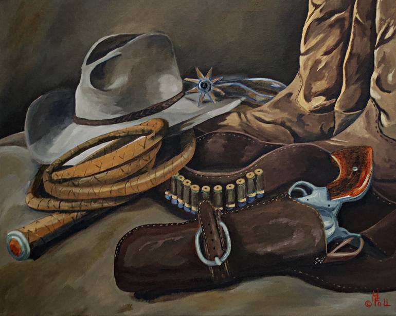 I Wanna Be A Cowboy Painting By Herschel Fall Saatchi Art