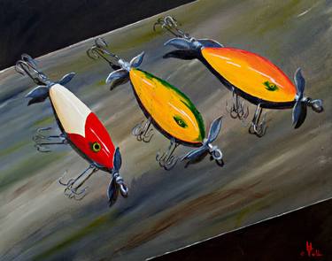 Original Fine Art Fish Paintings by Herschel fall